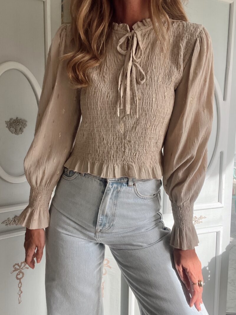 TOP ALICIA BEIGE - Imagen 3