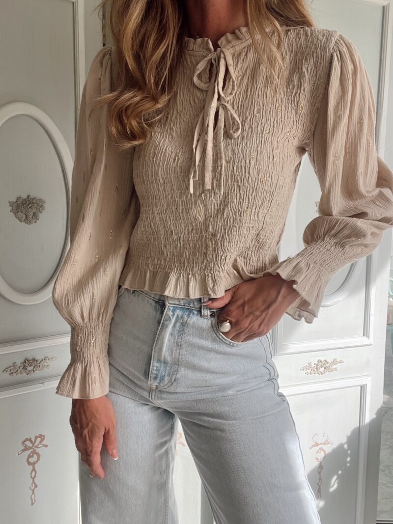 TOP ALICIA BEIGE - Imagen 2